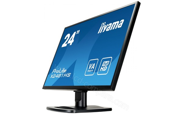 IIYAMA ProLite X2481HS-B1 - Vue 3/4 droite