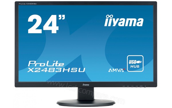 IIYAMA ProLite X2483HSU-B1 - Vue de face
