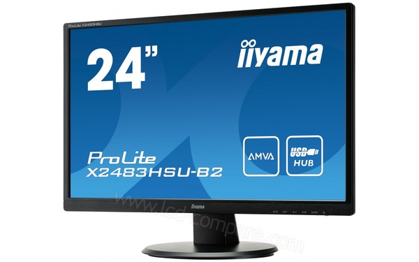 IIYAMA ProLite X2483HSU-B2 - Vue 3/4 droite