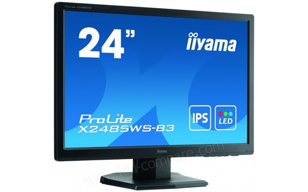 IIYAMA ProLite X2485WS-B3 - Vue 3/4 gauche