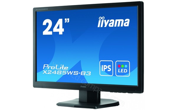 IIYAMA ProLite X2485WS-B3 - Vue 3/4 droite