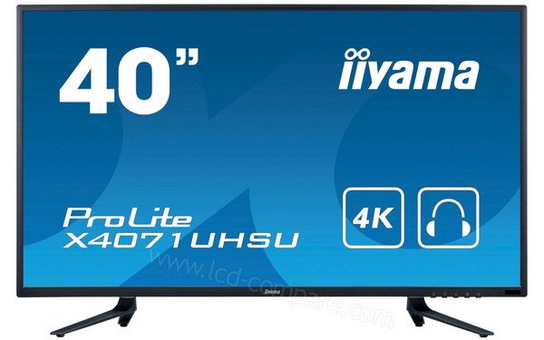 IIYAMA ProLite X4071UHSU-B1 - Vue de face