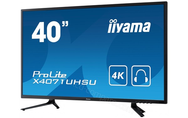 IIYAMA ProLite X4071UHSU-B1 - Vue 3/4 droite