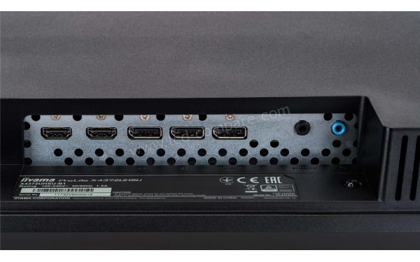 IIYAMA ProLite X4372UHSU-B1 - Connectiques