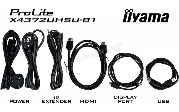 IIYAMA ProLite X4372UHSU-B1 - Accessoires
