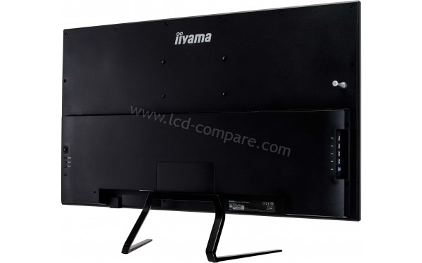 IIYAMA ProLite X4372UHSU-B1 - Vue 3/4 arri&egrave;re