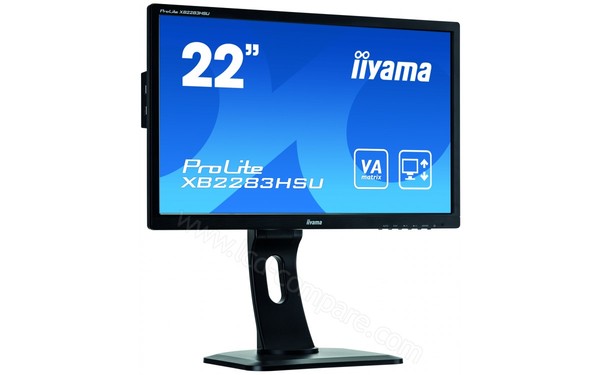 IIYAMA ProLite XB2283HSU-B1DP - Vue 3/4 gauche