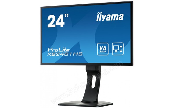 IIYAMA ProLite XB2481HS-B1 - Vue 3/4 droite