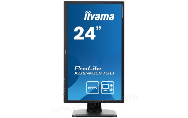 IIYAMA ProLite XB2483HSU-B1 - Vue mode pivot portrait