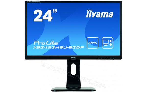 IIYAMA ProLite XB2483HSU-B2DP - Vue de face