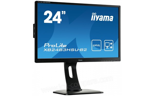 IIYAMA ProLite XB2483HSU-B2 - Vue 3/4 gauche