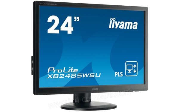 IIYAMA ProLite XB2485WSU-B3 - Vue 3/4 gauche