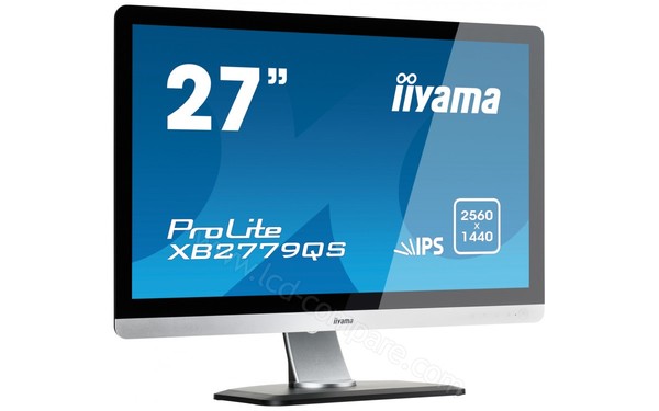 IIYAMA ProLite XB2779QS-S1 - Vue 3/4 gauche