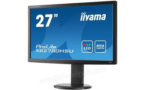 IIYAMA ProLite XB2780HSU-B1 - Vue 3/4 droit