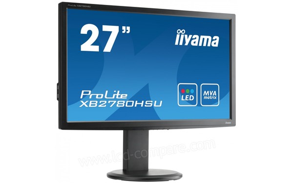 IIYAMA ProLite XB2780HSU-B1 - Vue 3/4 gauche