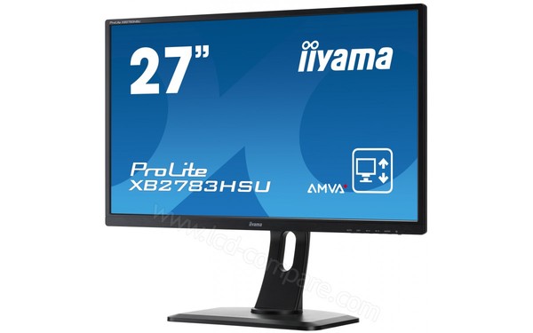 IIYAMA ProLite XB2783HSU-B1 - Vue 3/4 droite