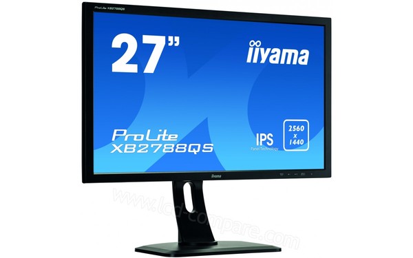 IIYAMA ProLite XB2788QS-B1 - Vue 3/4 gauche