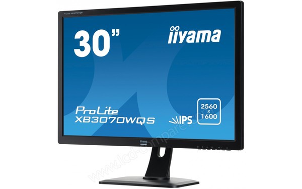IIYAMA ProLite XB3070WQS-B1 - Vue 3/4 droite
