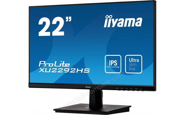 IIYAMA ProLite XU2292HS-B1 - Vue 3/4 droite