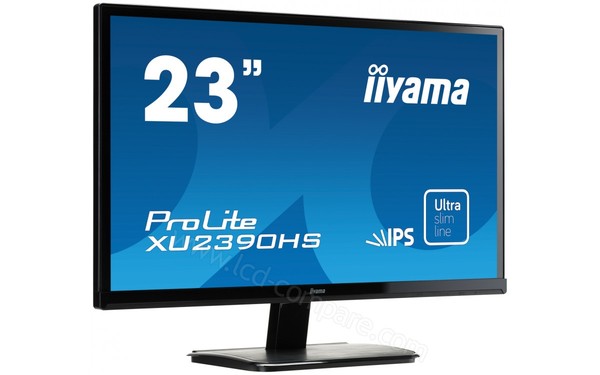 IIYAMA ProLite XU2390HS-B1 - Vue 3/4 gauche