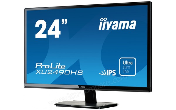 IIYAMA ProLite XU2490HS-B1 - Vue 3/4 droite