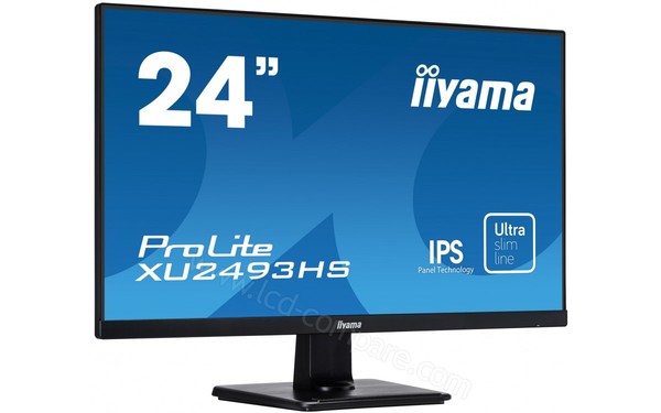 IIYAMA ProLite XU2493HS-B1 - Vue 3/4 gauche