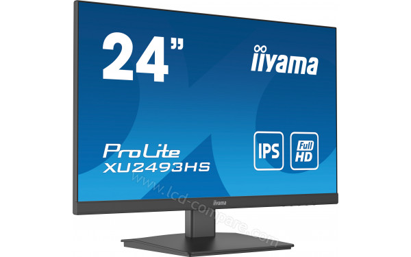 IIYAMA ProLite XU2493HS-B5 - Vue 3/4 gauche
