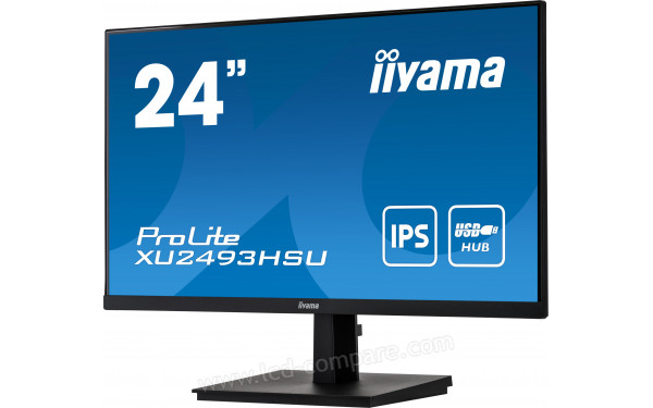IIYAMA ProLite XU2493HSU-B1 - Vue 3/4 droite