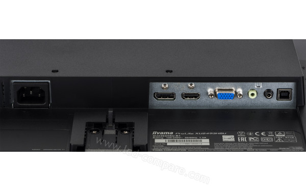 IIYAMA ProLite XU2493HSU-B1 - Connectiques