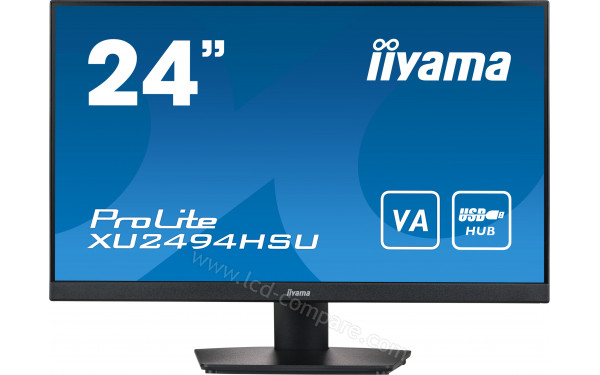 IIYAMA ProLite XU2494HSU-B2 - Vue de face