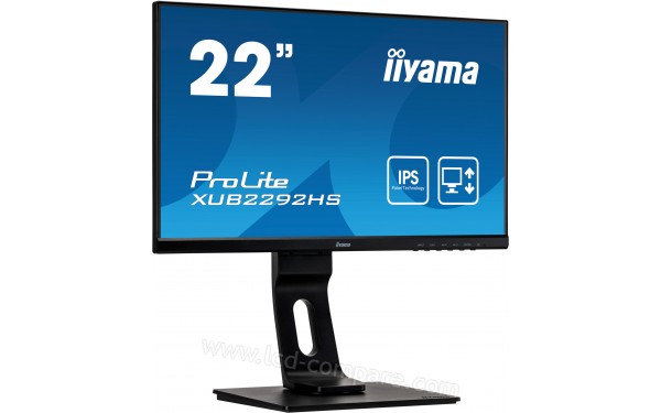 IIYAMA ProLite XUB2292HS-B1 - Vue 3/4 gauche