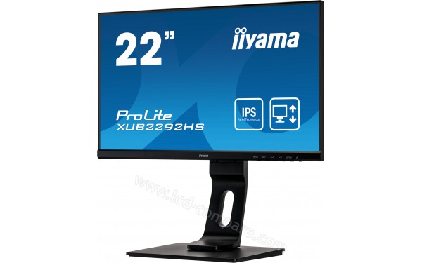 IIYAMA ProLite XUB2292HS-B1 - Vue 3/4 droite