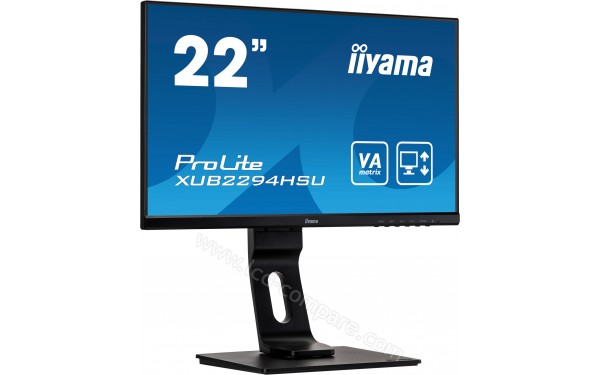 IIYAMA ProLite XUB2294HSU-B1 - Vue 3/4 gauche