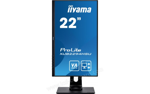 IIYAMA ProLite XUB2294HSU-B1 - Vue de face en mode portrait