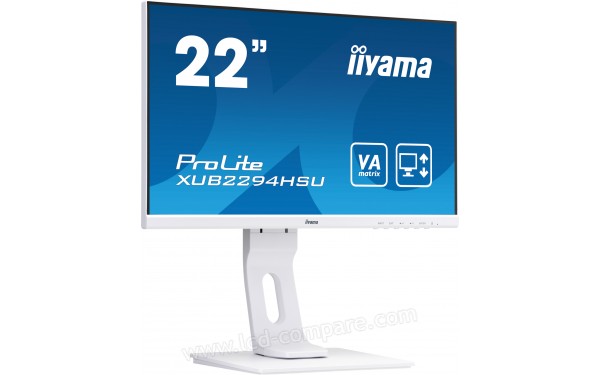 IIYAMA ProLite XUB2294HSU-W1 - Vue 3/4 gauche