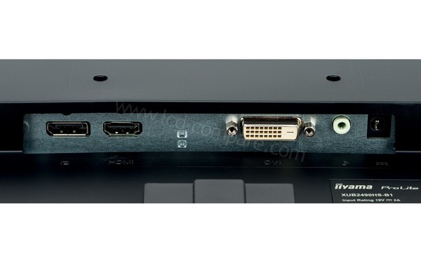 IIYAMA ProLite XUB2490HS-B1 - Connectique