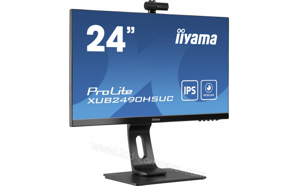 IIYAMA ProLite XUB2490HSUC-B1 - Vue 3/4 gauche