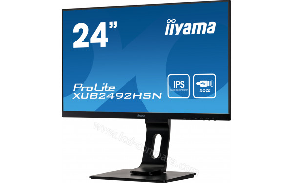 IIYAMA ProLite XUB2492HSN-B1 - Vue 3/4 droite