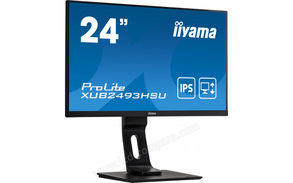 IIYAMA ProLite XUB2493HSU-B1 - Vue 3/4 gauche