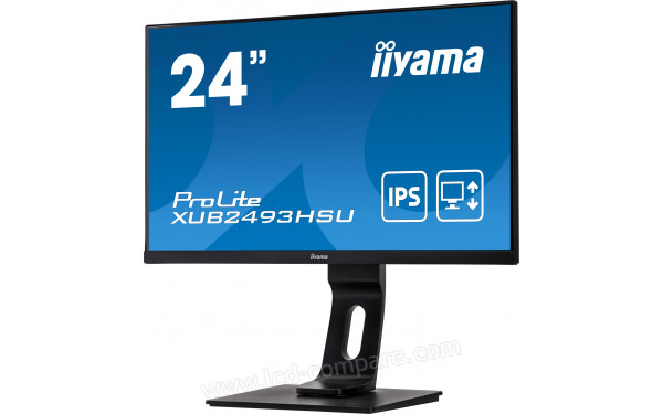 IIYAMA ProLite XUB2493HSU-B1 - Vue 3/4 droite
