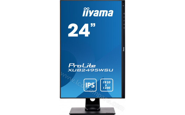IIYAMA ProLite XUB2495WSU-B3 - Vue de face en mode portrait