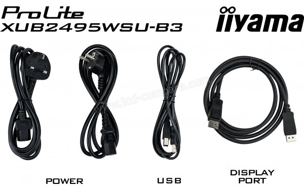 IIYAMA ProLite XUB2495WSU-B4 - Accessoires