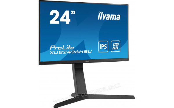 IIYAMA ProLite XUB2496HSU-B1 - Vue 3/4 gauche