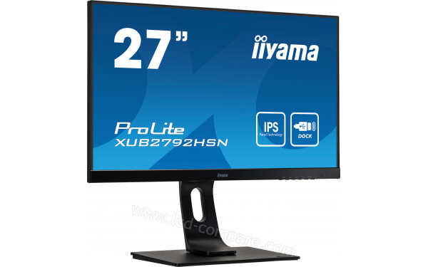 IIYAMA ProLite XUB2792HSN-B1 - Vue 3/4 gauche