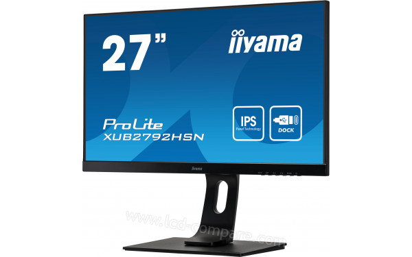 IIYAMA ProLite XUB2792HSN-B1 - Vue 3/4 droite