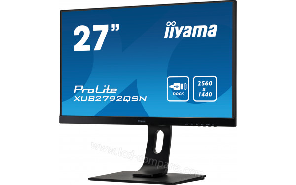 IIYAMA ProLite XUB2792QSN-B1 - Vue 3/4 droite