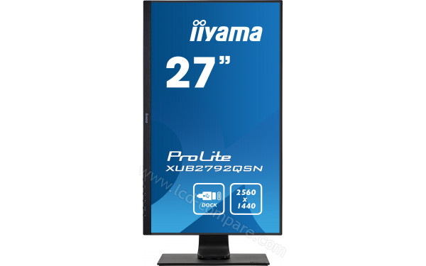 IIYAMA ProLite XUB2792QSN-B1 - Vue de face en mode portrait