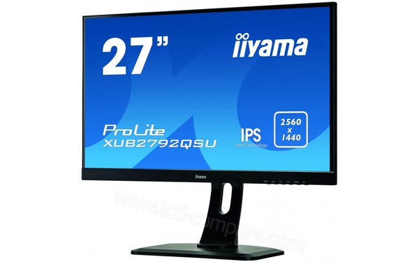 IIYAMA ProLite XUB2792QSU-B1 - Vue 3/4 droite