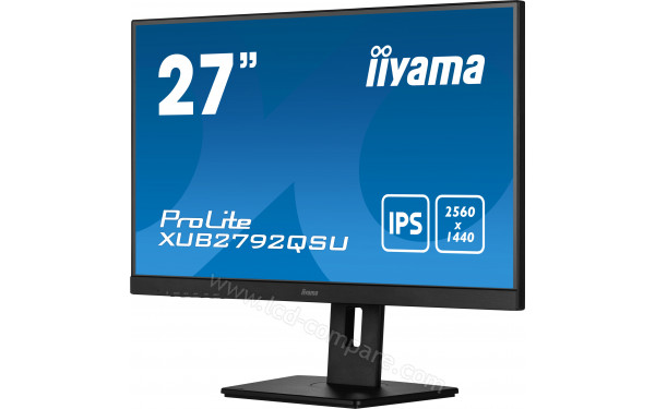 IIYAMA ProLite XUB2792QSU-B5 - Vue 3/4 droite