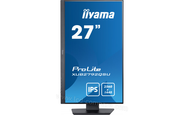 IIYAMA ProLite XUB2792QSU-B5 - Vue de face en mode portrait